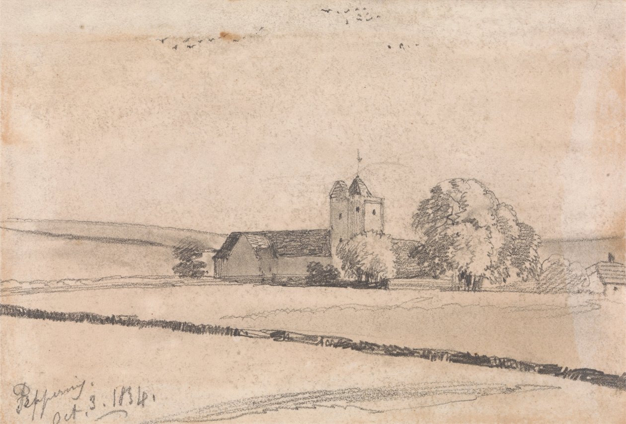Peppering, 3 października 1834 r. autorstwa Edward Lear