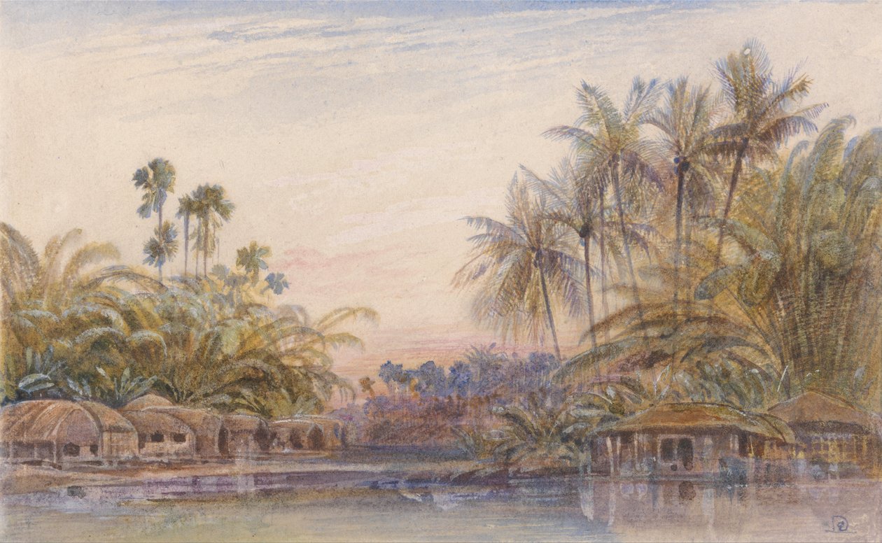 Tollygunge, Kalkuta autorstwa Edward Lear
