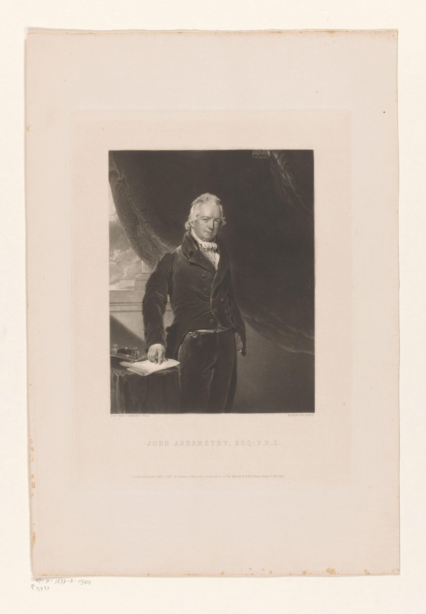 Portret Johna Abernethy