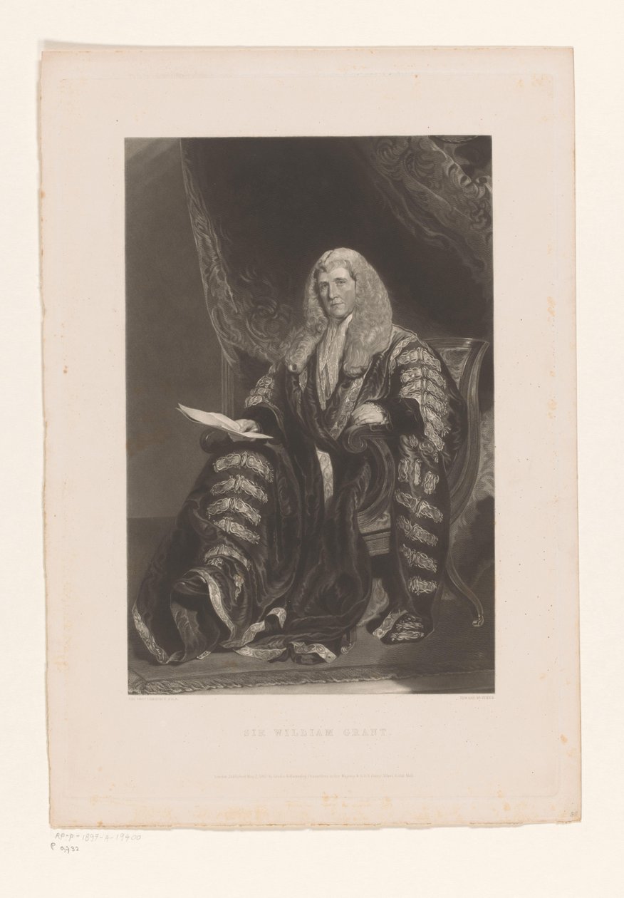 Portret Williama Granta autorstwa Edward McInnes