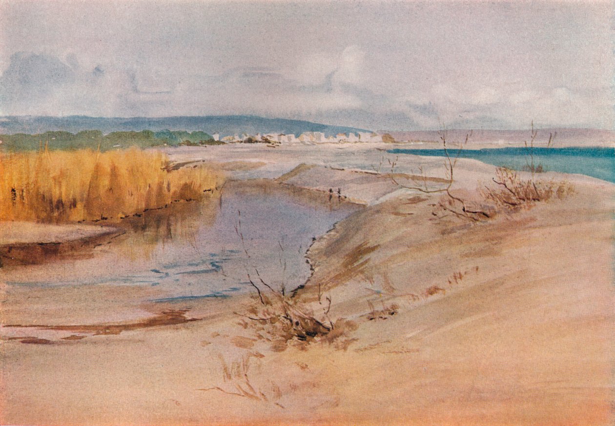 Widok Cagnes, ok. 1899 r. autorstwa Edward Millington Synge