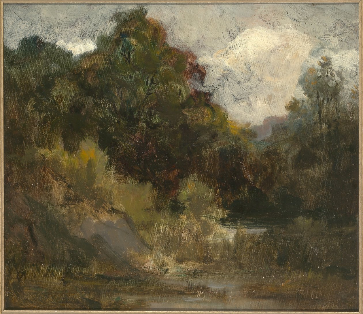 Krajobraz (drzewa) autorstwa Edward Mitchell Bannister