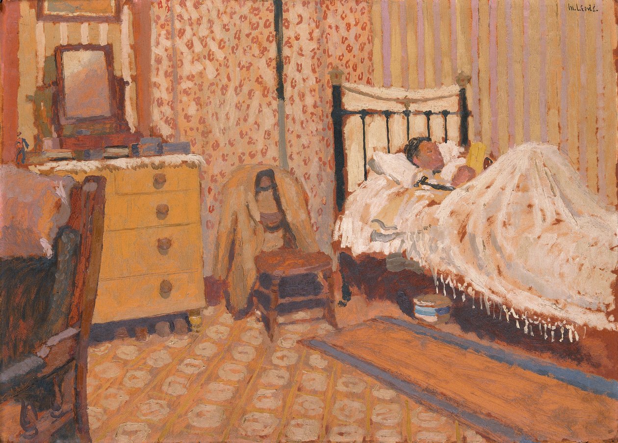 „Sypialnia robotnika”, lata 30. XX wieku autorstwa Edward Morland Lewis