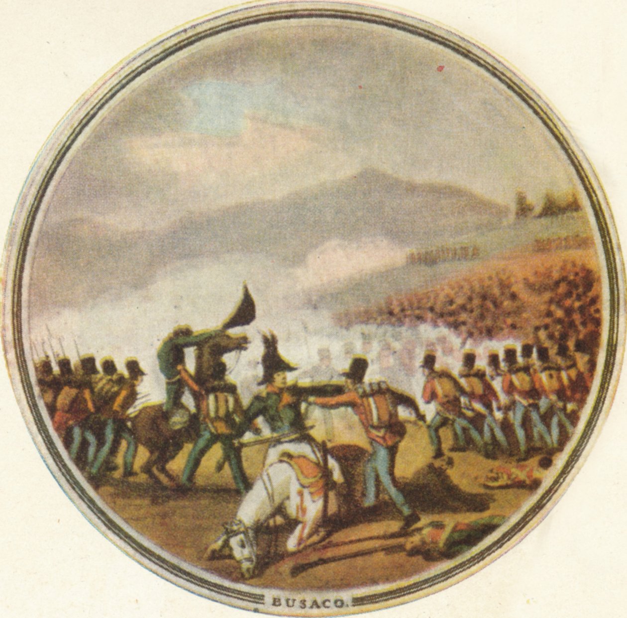 Bitwa pod Busaco, 1815, 1910 autorstwa Edward Orme