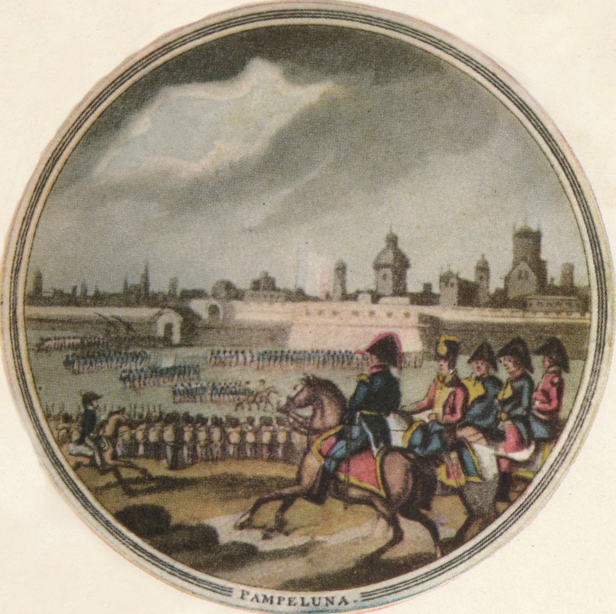 Bitwa pod Pampeluną, 1815, 1910 autorstwa Edward Orme