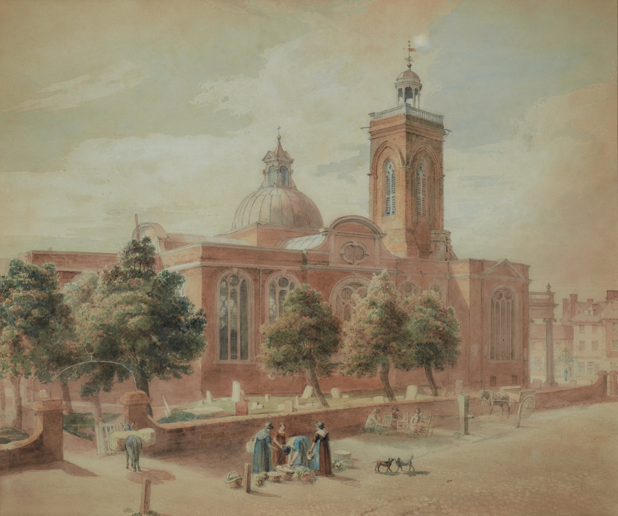 Kościół Wszystkich Świętych, Northampton autorstwa Edward Pretty