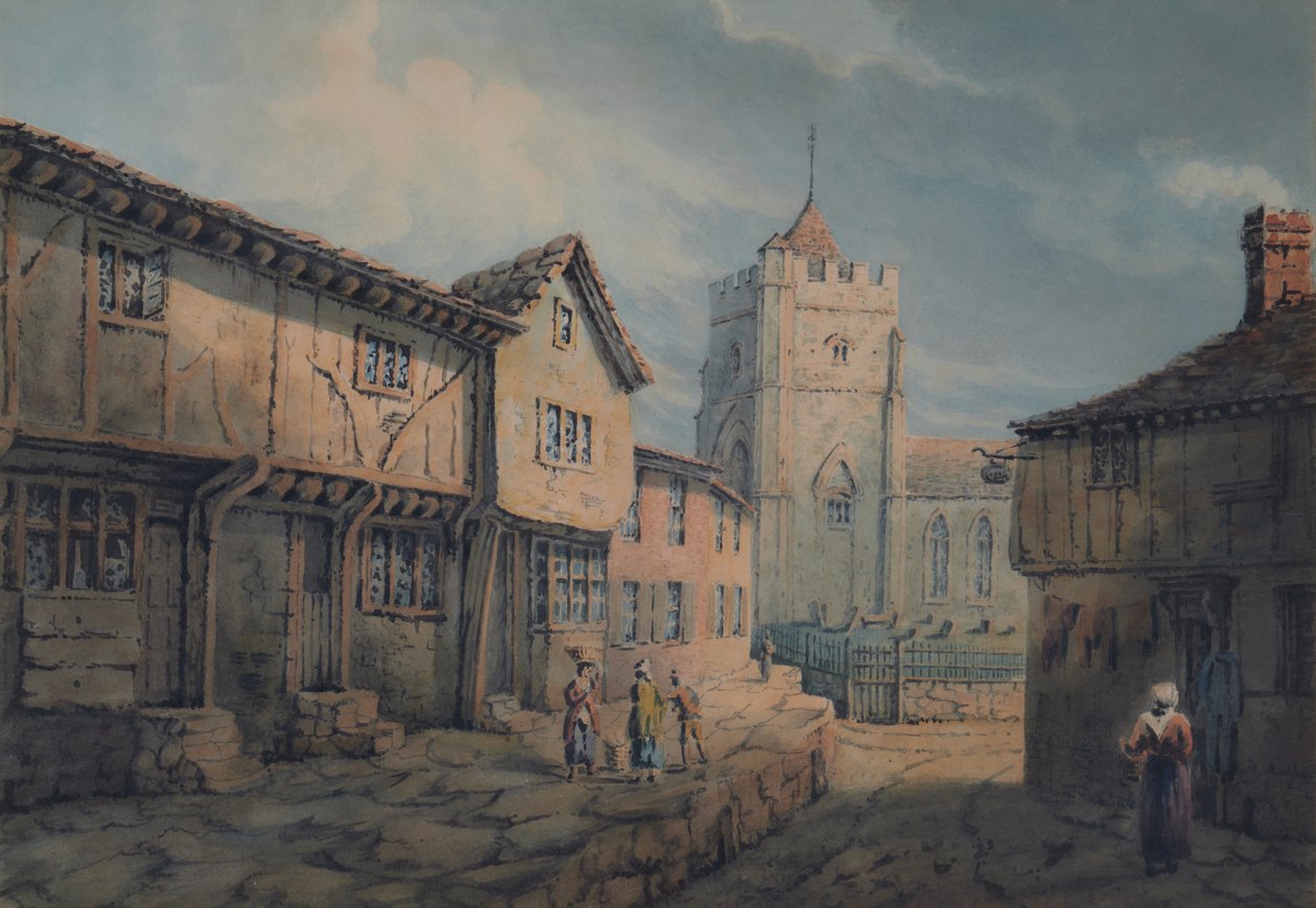 Kościół św. Klemensa, Hastings autorstwa Edward Pretty
