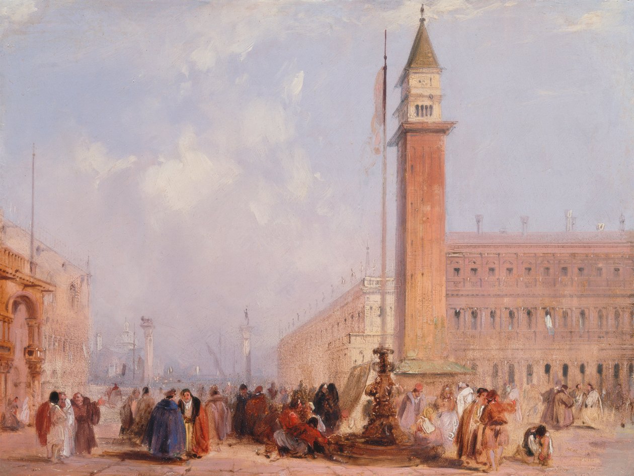Piazzetta, Wenecja autorstwa Edward Pritchett