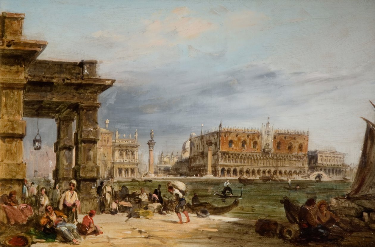 Rialto, Wenecja, 1864. autorstwa Edward Pritchett