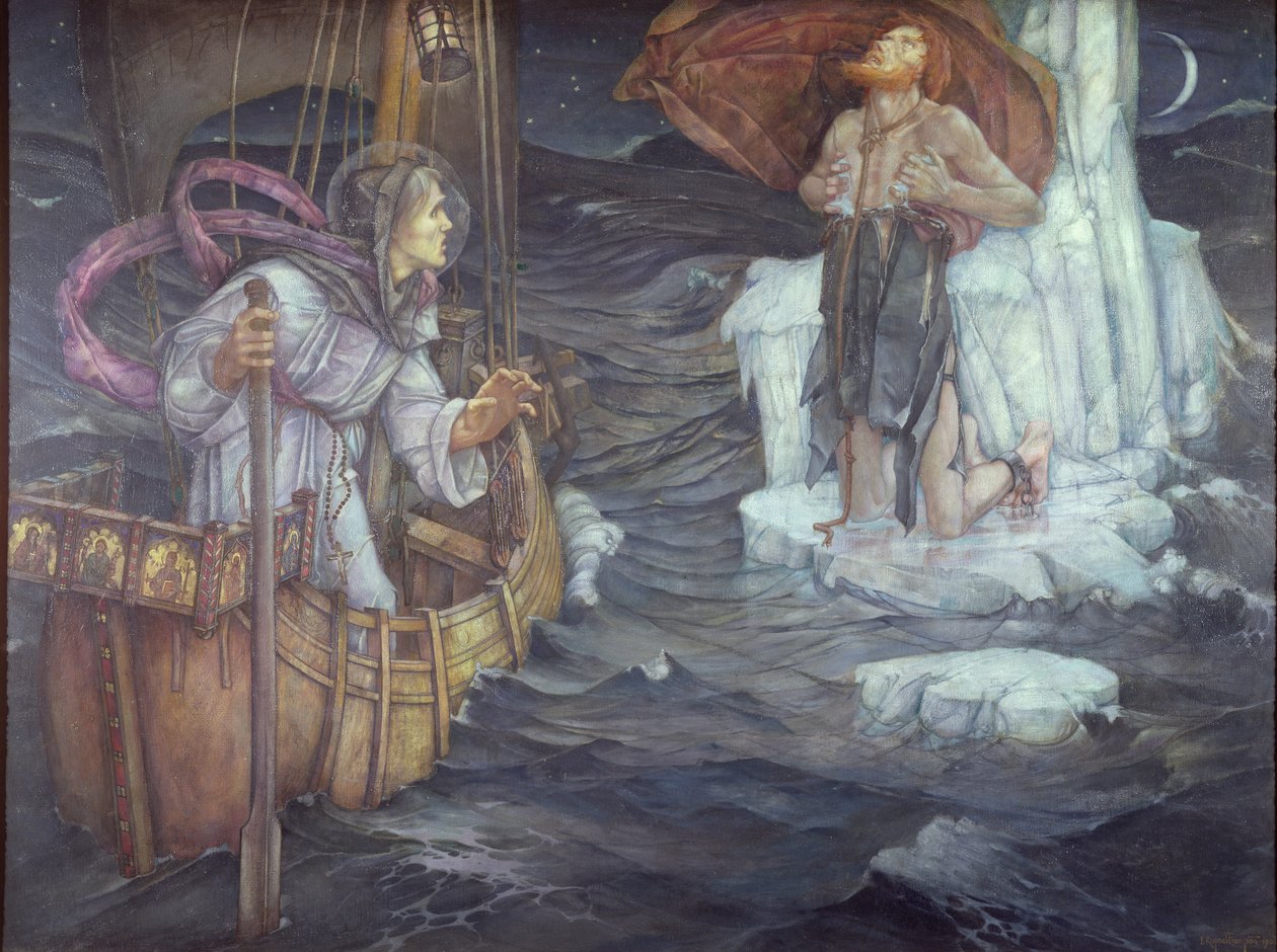 Św. Brendan, 1908 autorstwa Edward Reginald Frampton