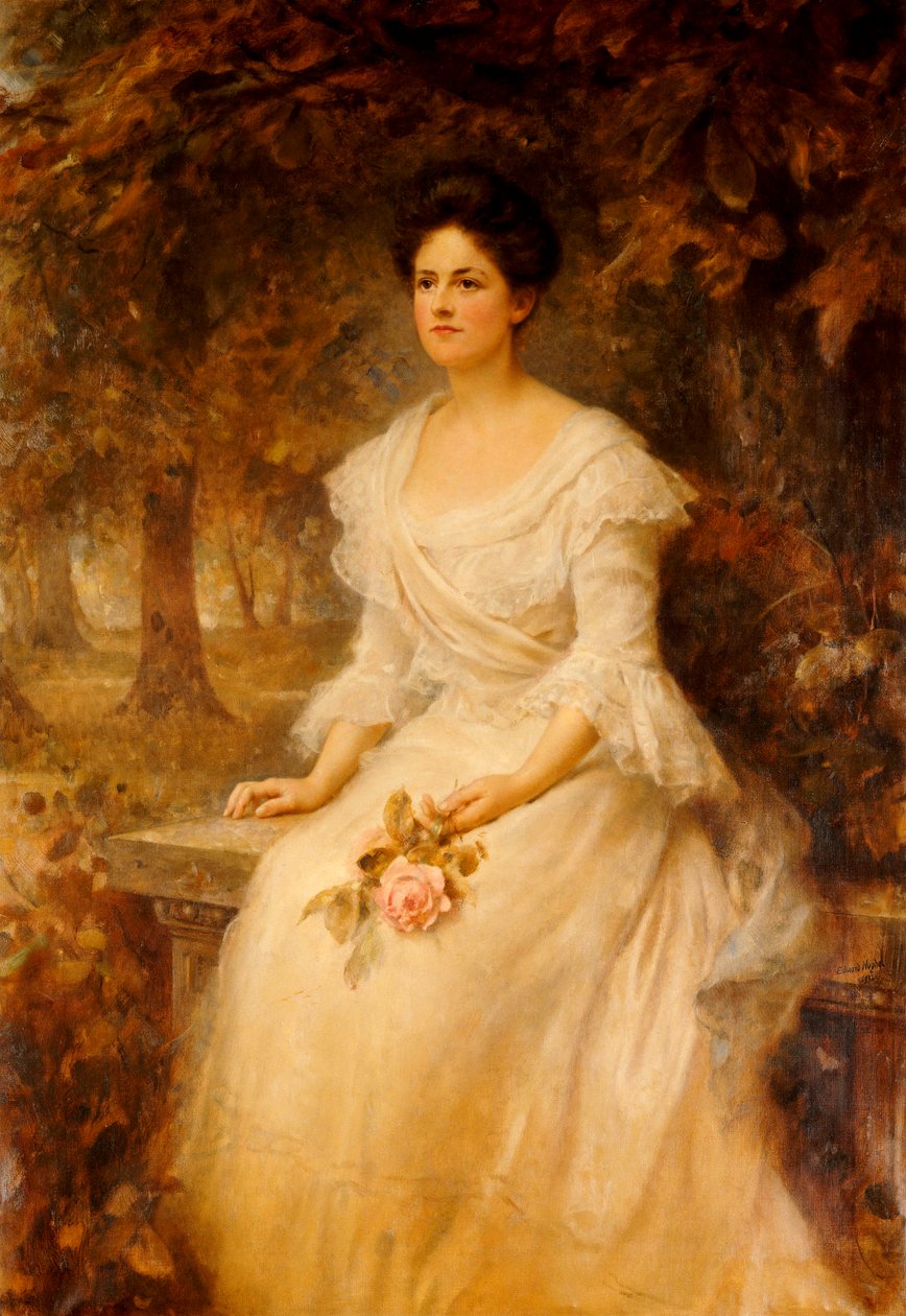 Portret damy, 1902 autorstwa Edward Robert Hughes