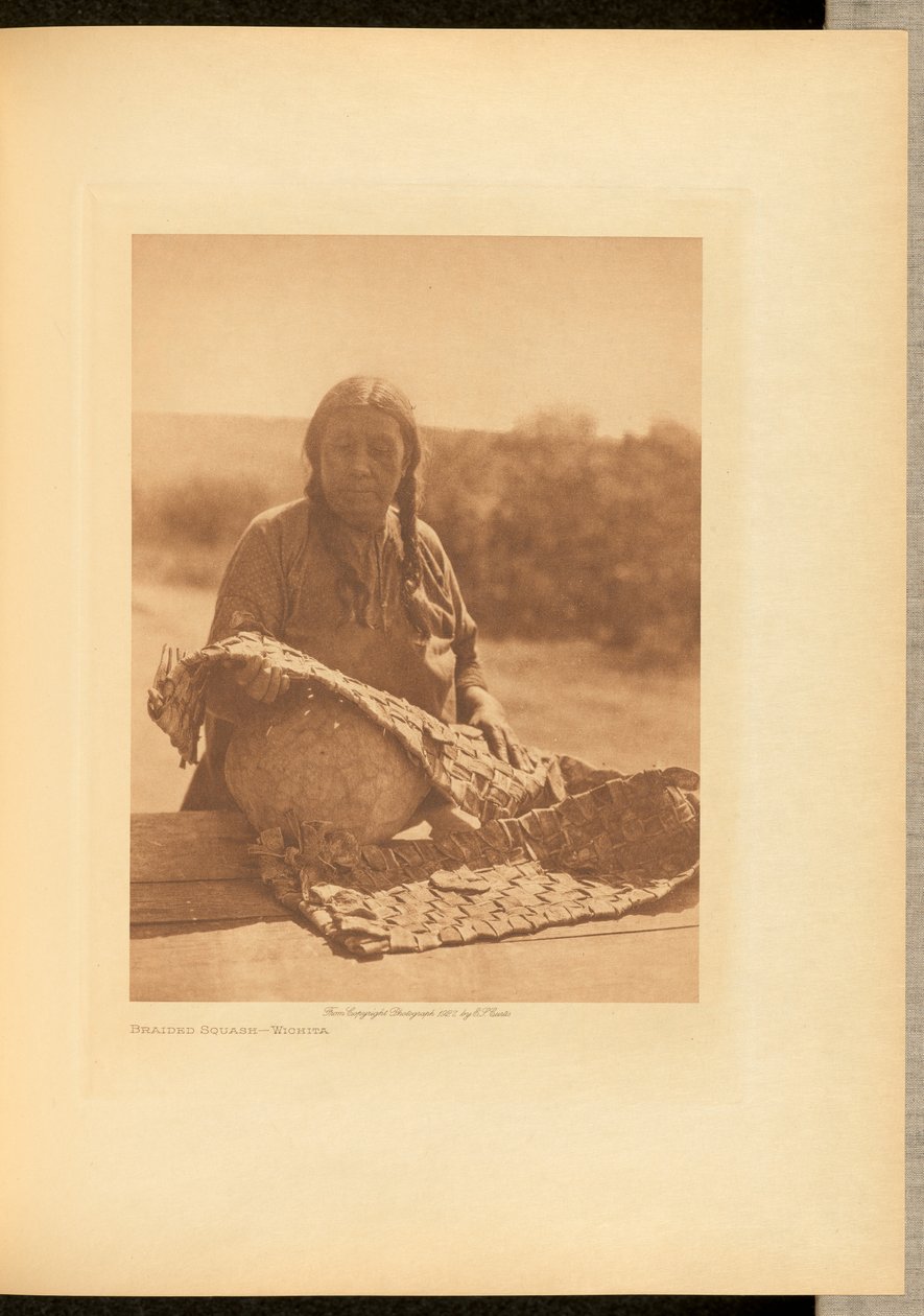 Pleciony Squash - Wichita autorstwa Edward S. Curtis
