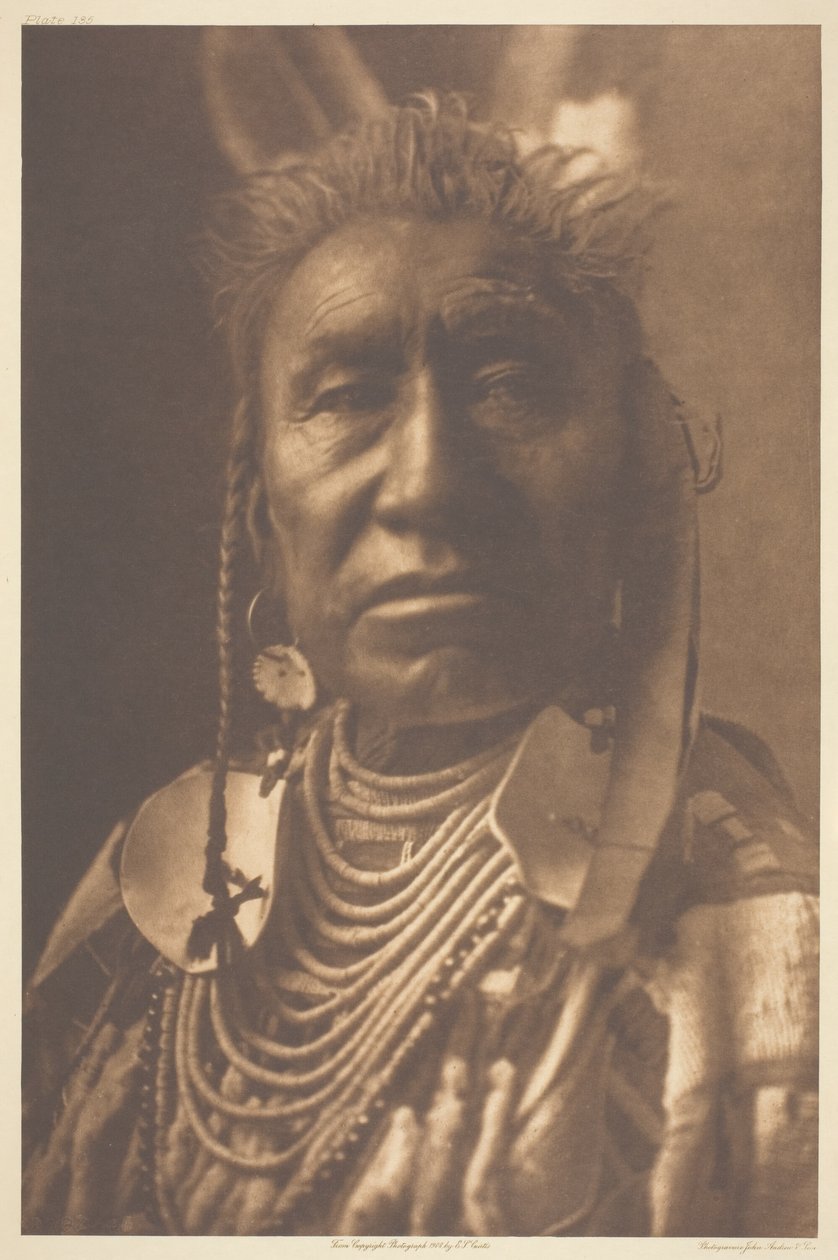 Pokazy rybne-Apsaroke autorstwa Edward S. Curtis