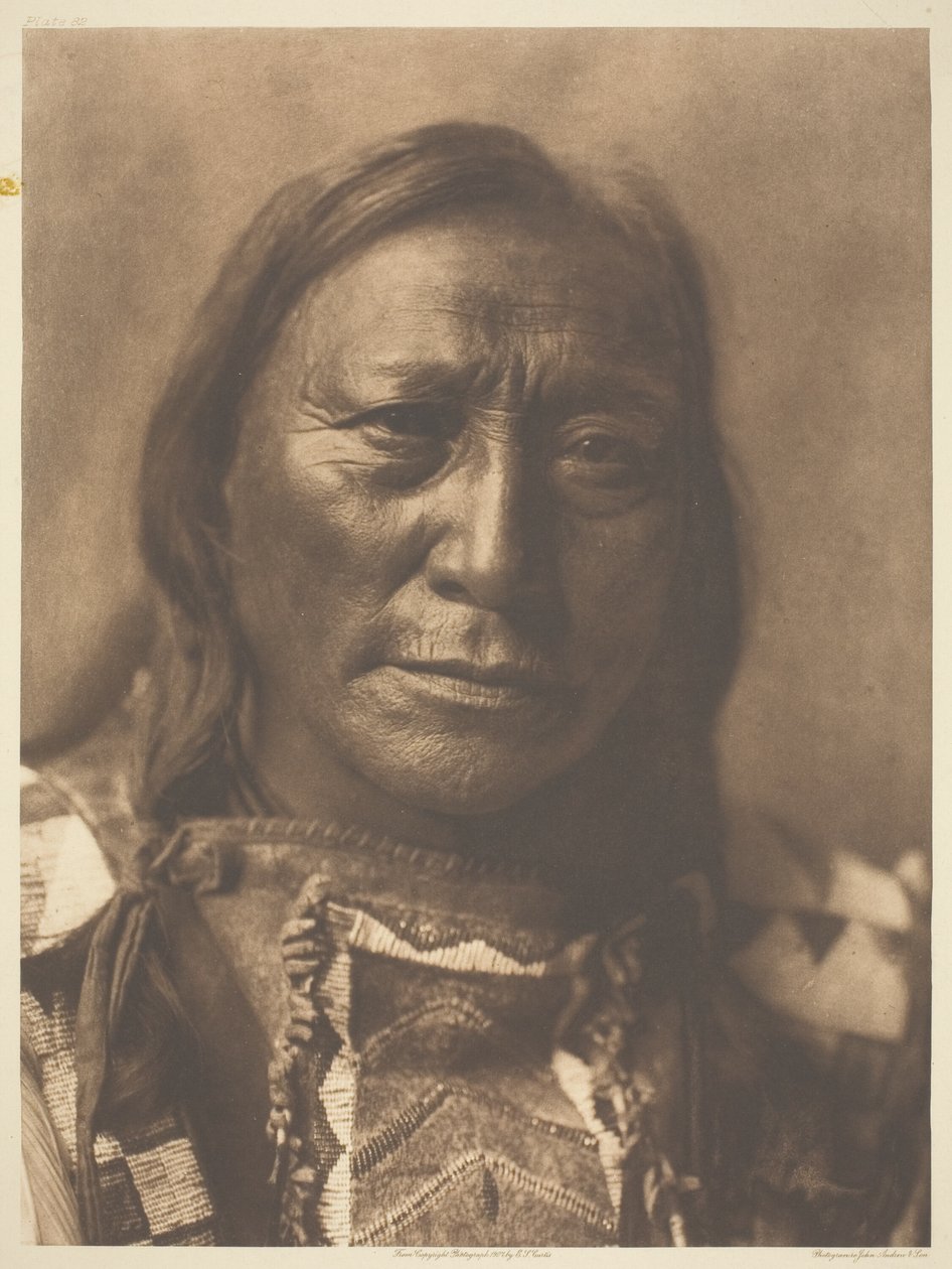 Niedźwiedź z pustym rogiem autorstwa Edward S. Curtis