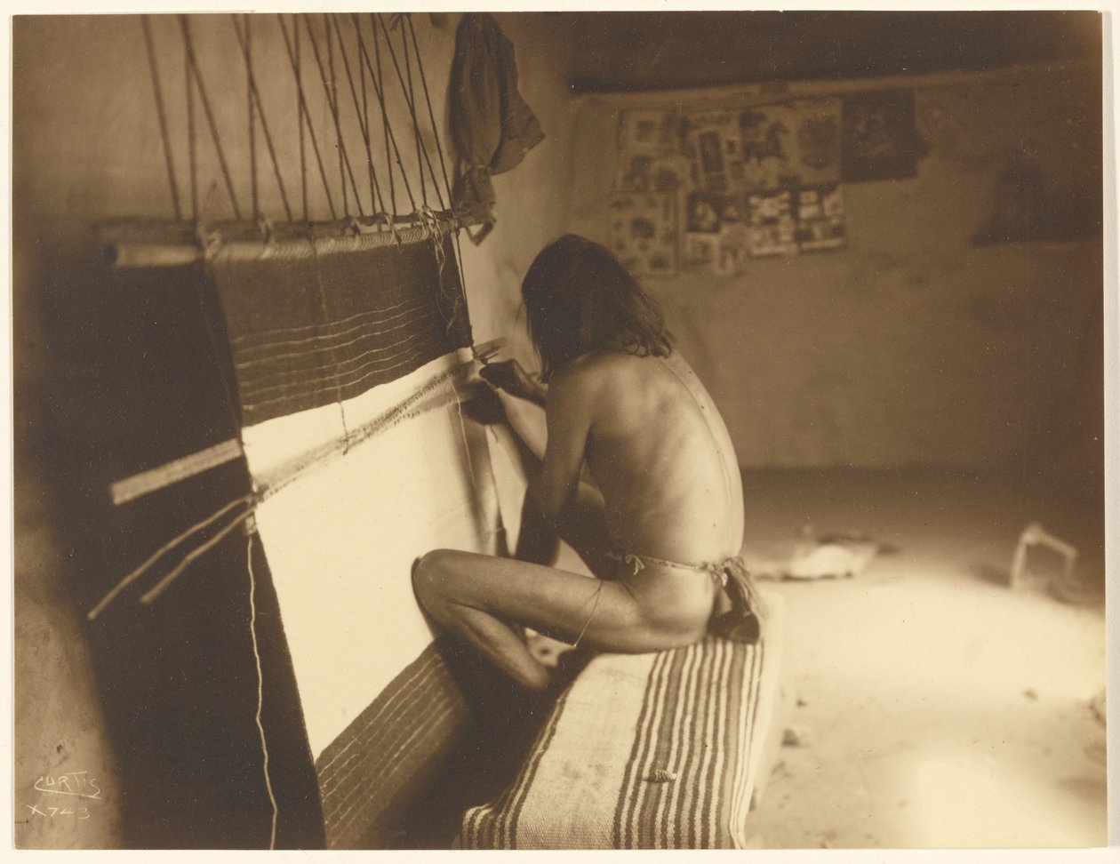 [Tkacz - Hopi] autorstwa Edward S. Curtis