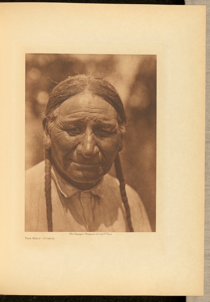 The Whip - Ponca autorstwa Edward S. Curtis