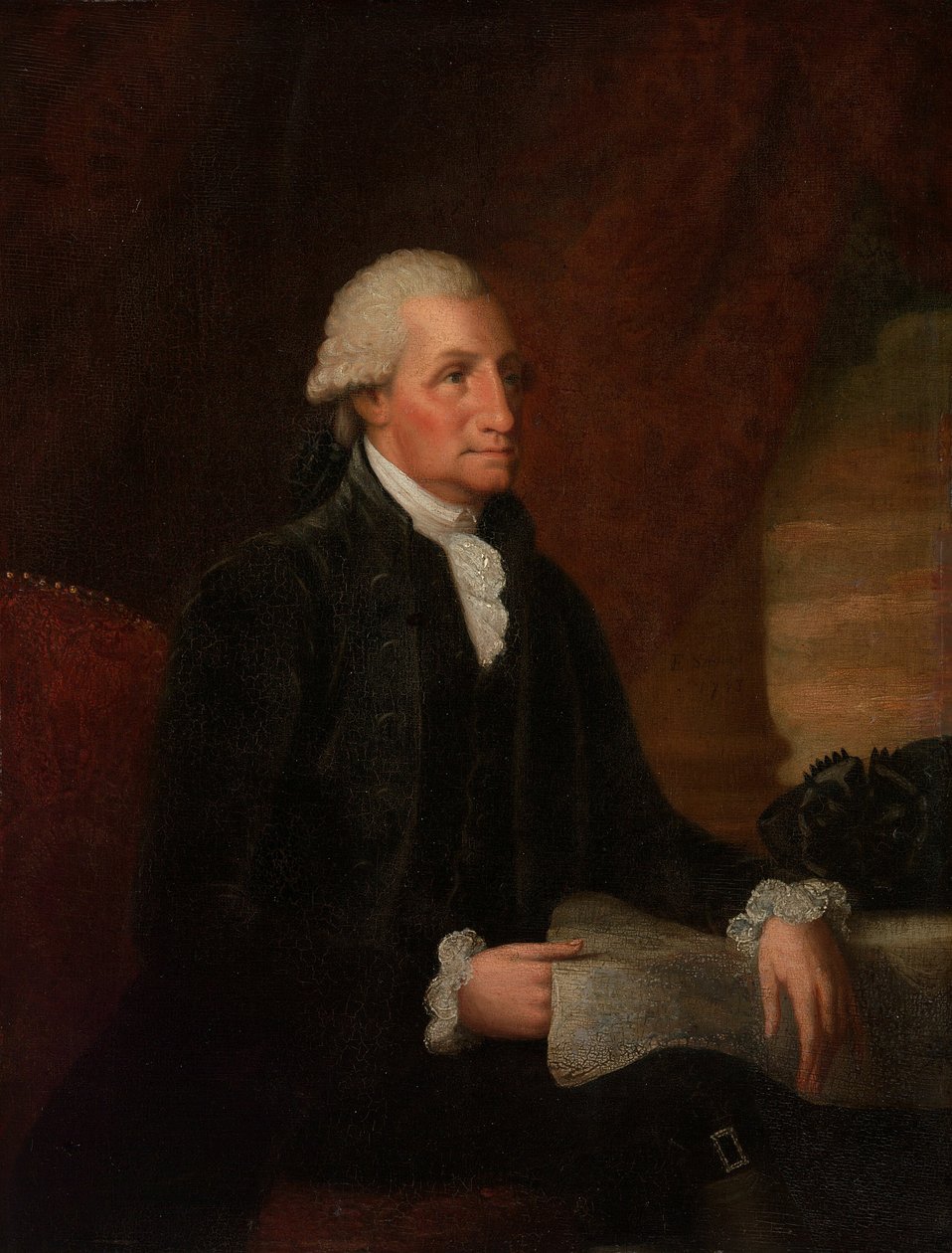 Jerzy Waszyngton, 1793. autorstwa Edward Savage
