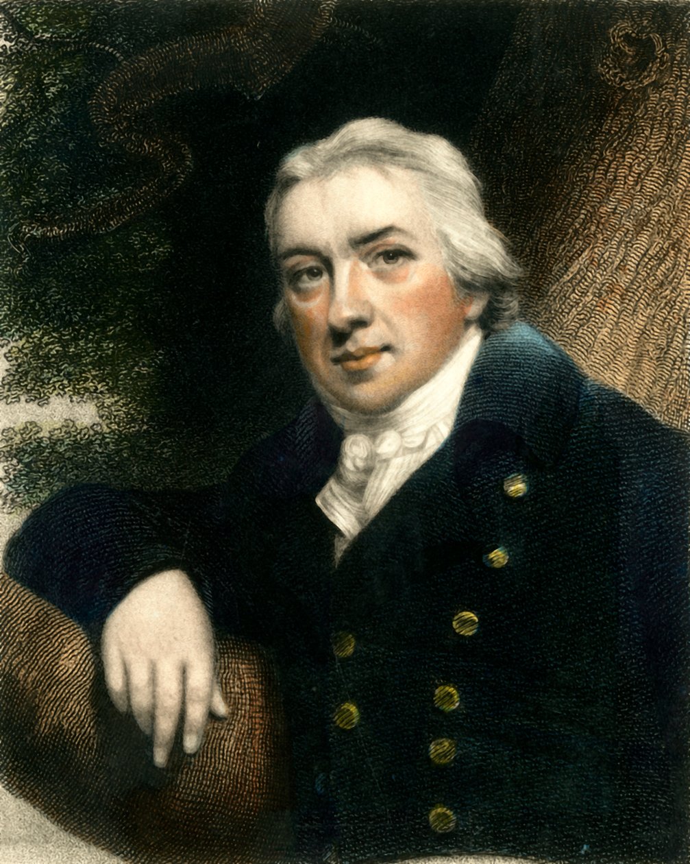 Edward Jenner, koniec XVIII – początek XIX w., ok. 1833 r. autorstwa Edward Scriven