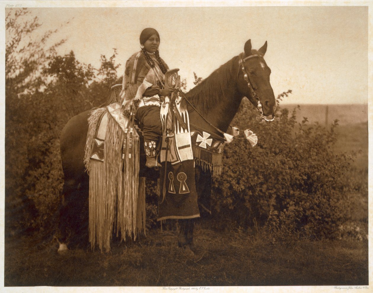 Świąteczne pułapki - Cayuse autorstwa Edward Sheriff (after) Curtis