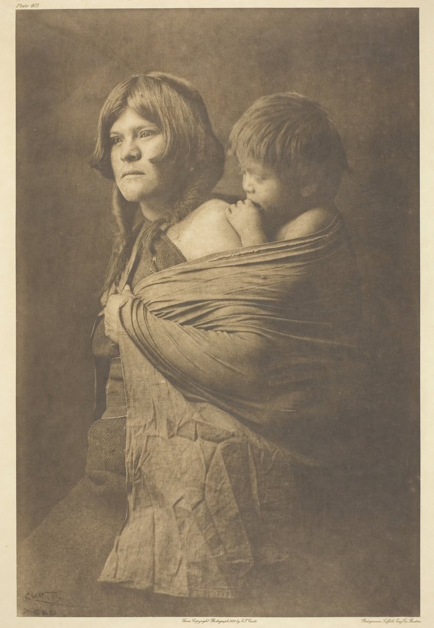 Matka Hopi, 1921. autorstwa Edward Sheriff Curtis