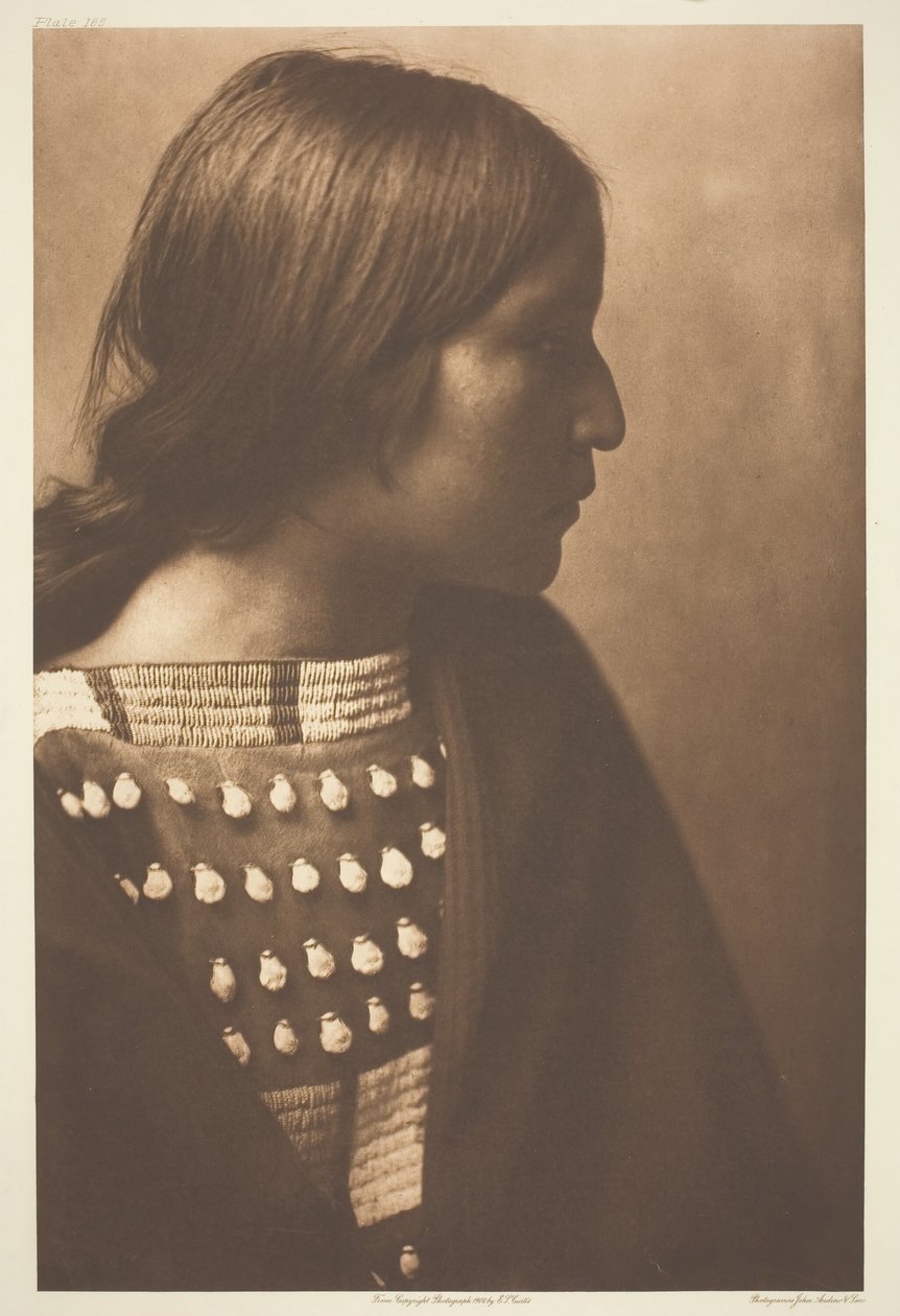 Od Ali, Dziewczyna, 1908. autorstwa Edward Sheriff Curtis