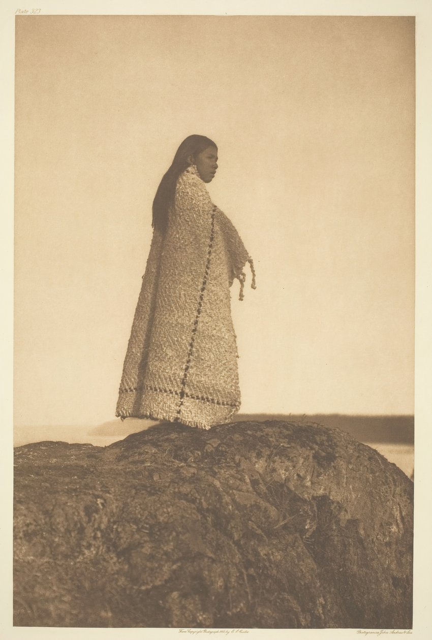 Dziewczyna Cowichan, 1912. autorstwa Edward Sheriff Curtis