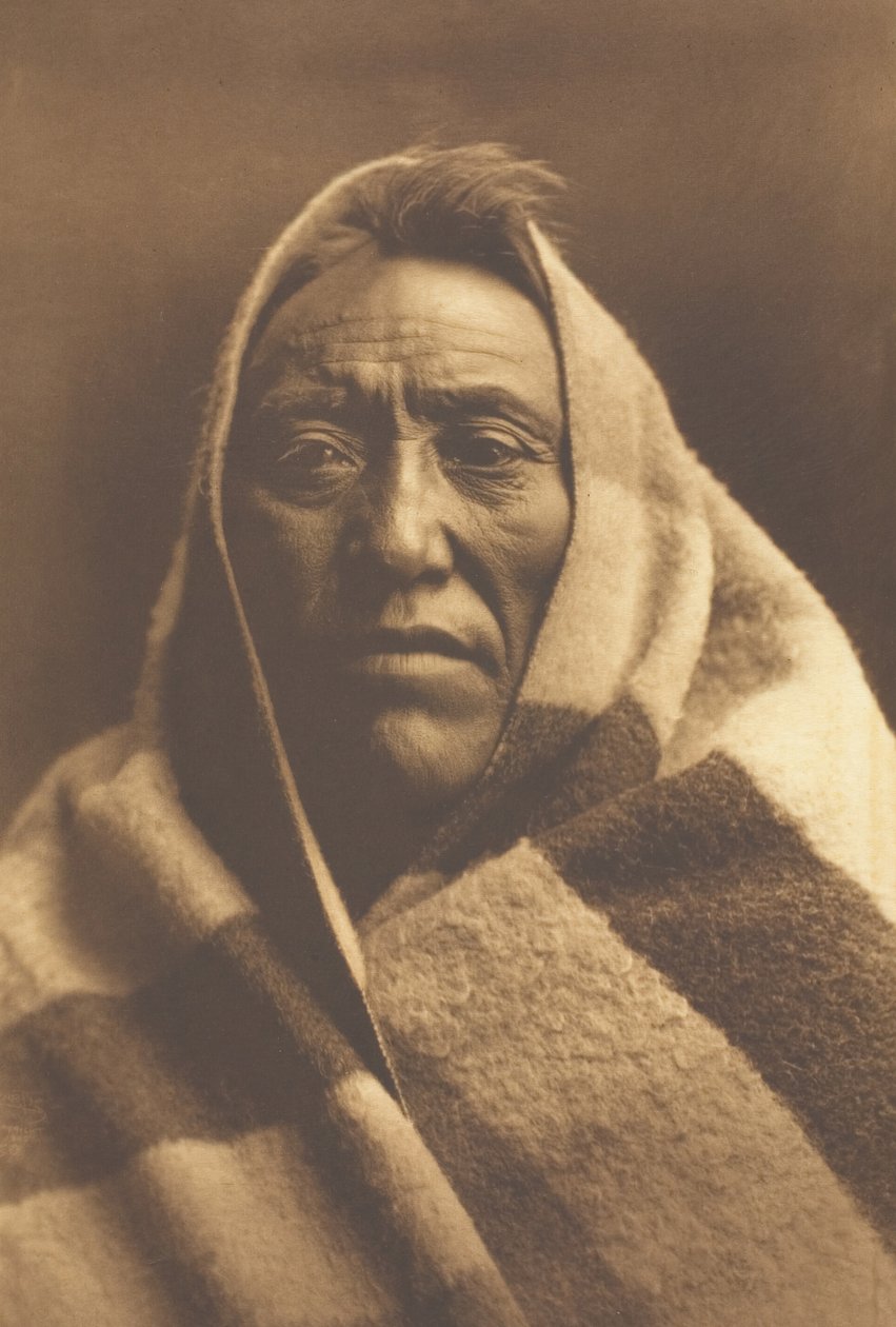 Łydka - Piegan, 1900. autorstwa Edward Sheriff Curtis