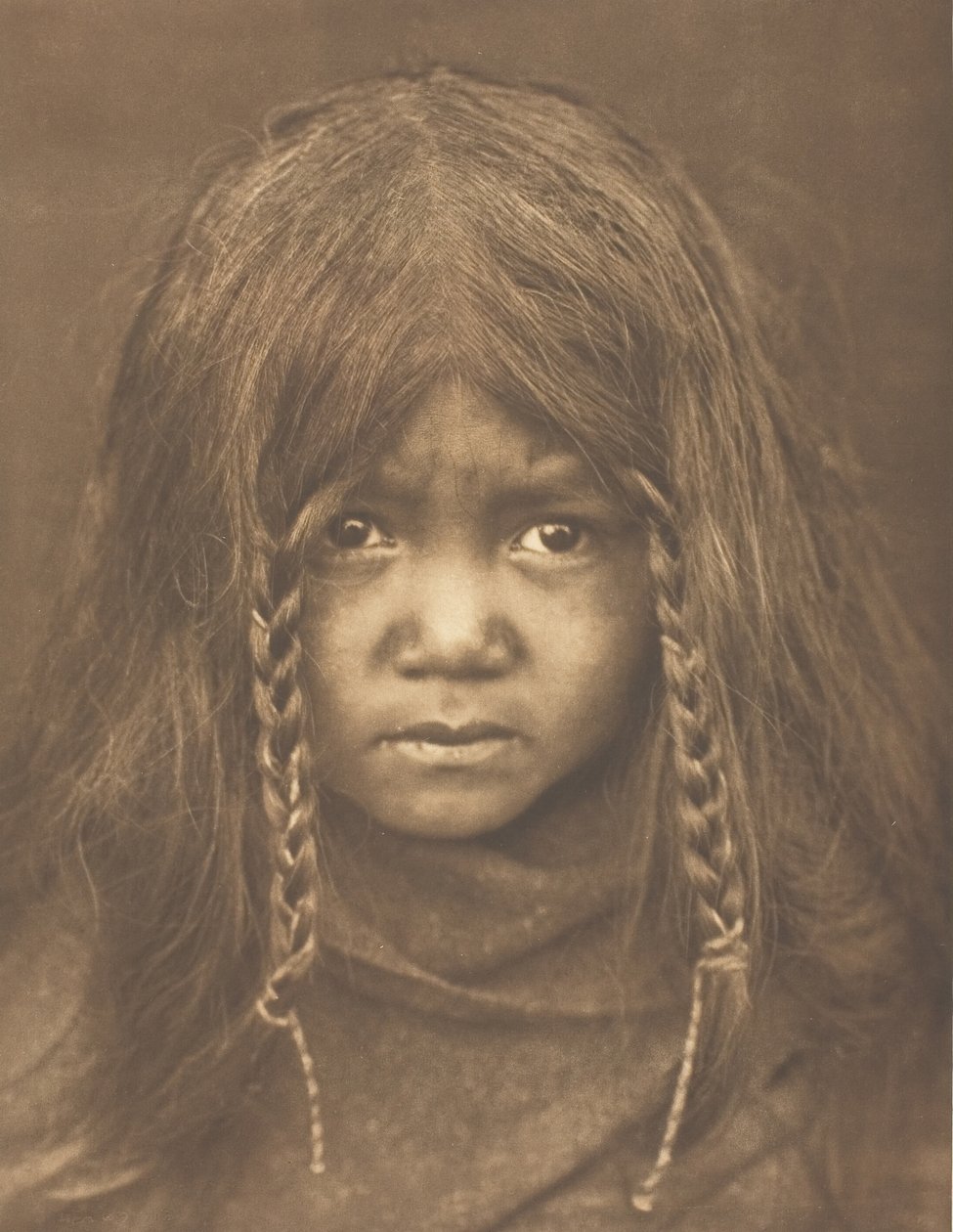 Chłopiec z Quilcenu, 1912. autorstwa Edward Sheriff Curtis