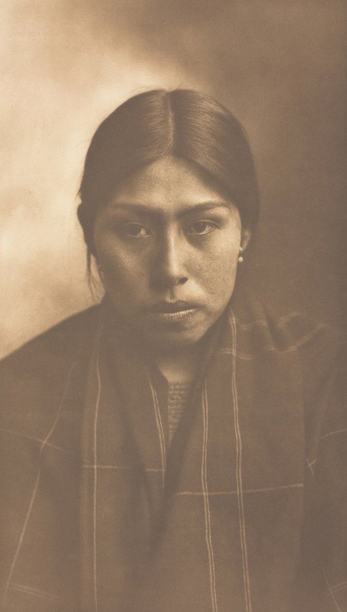 Suquamish kobieta, 1899. autorstwa Edward Sheriff Curtis