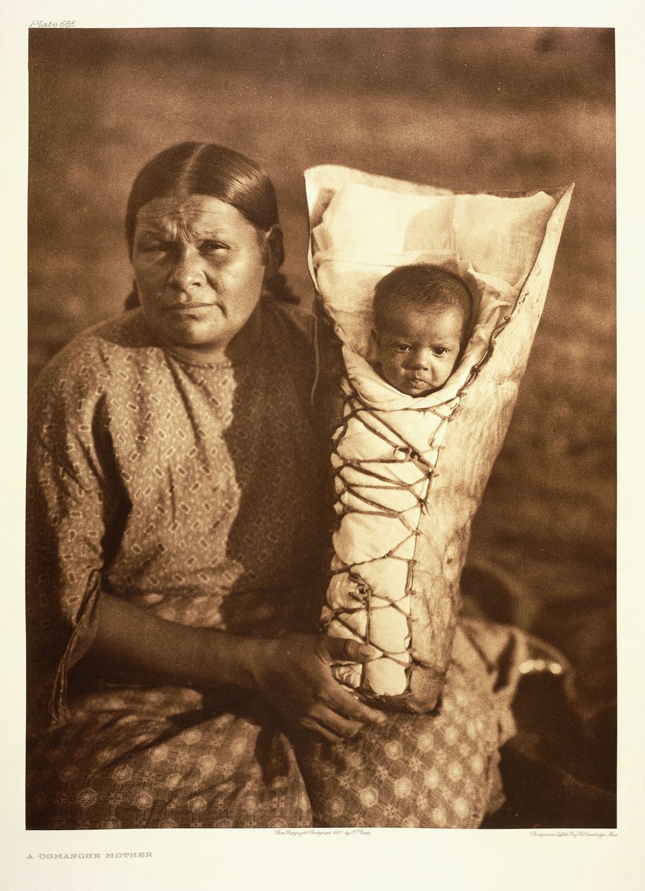 Matka Komanczów autorstwa Edward Sheriff Curtis