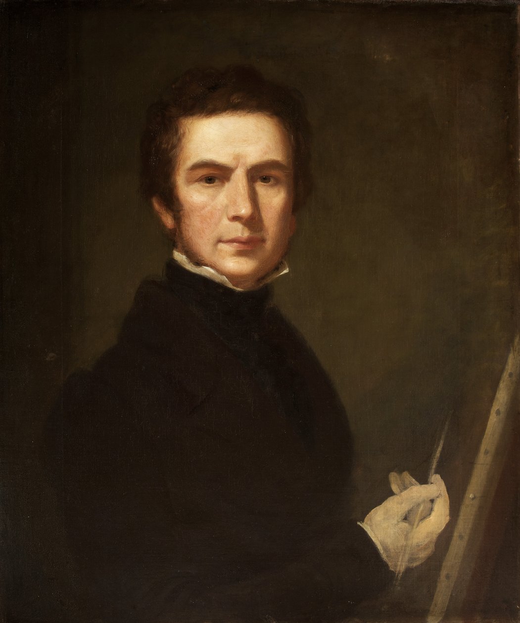 Autoportret, ok. 1830 (olej na płótnie) autorstwa Edward Villiers Rippingille
