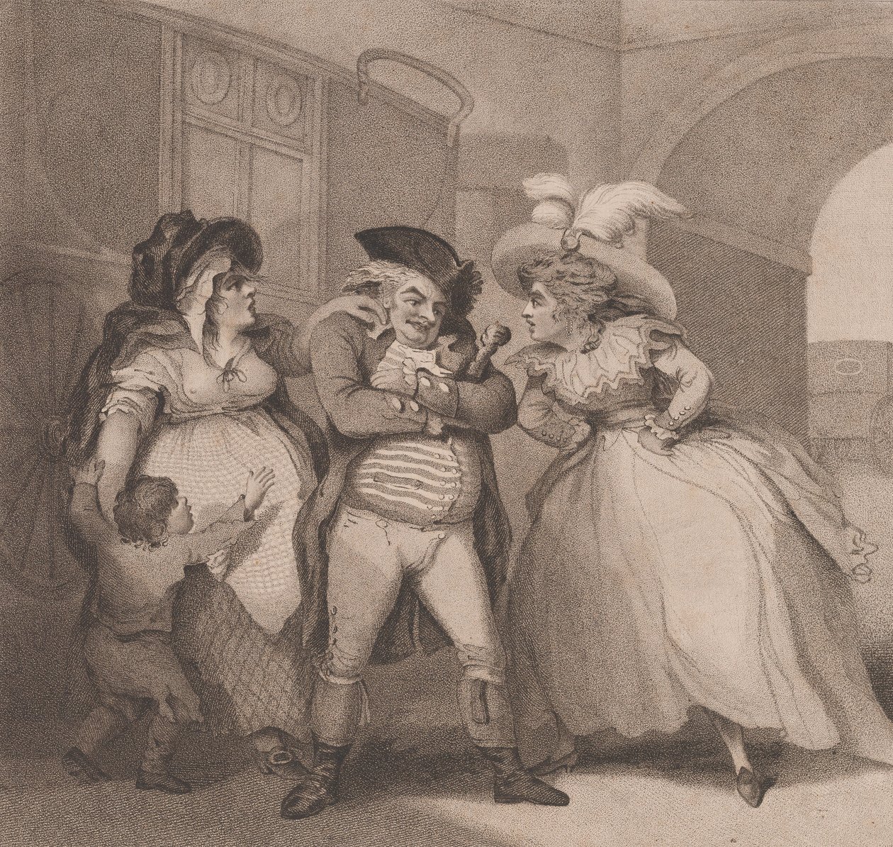 Poligamia, 1 sierpnia 1787 r. autorstwa Edward Williams