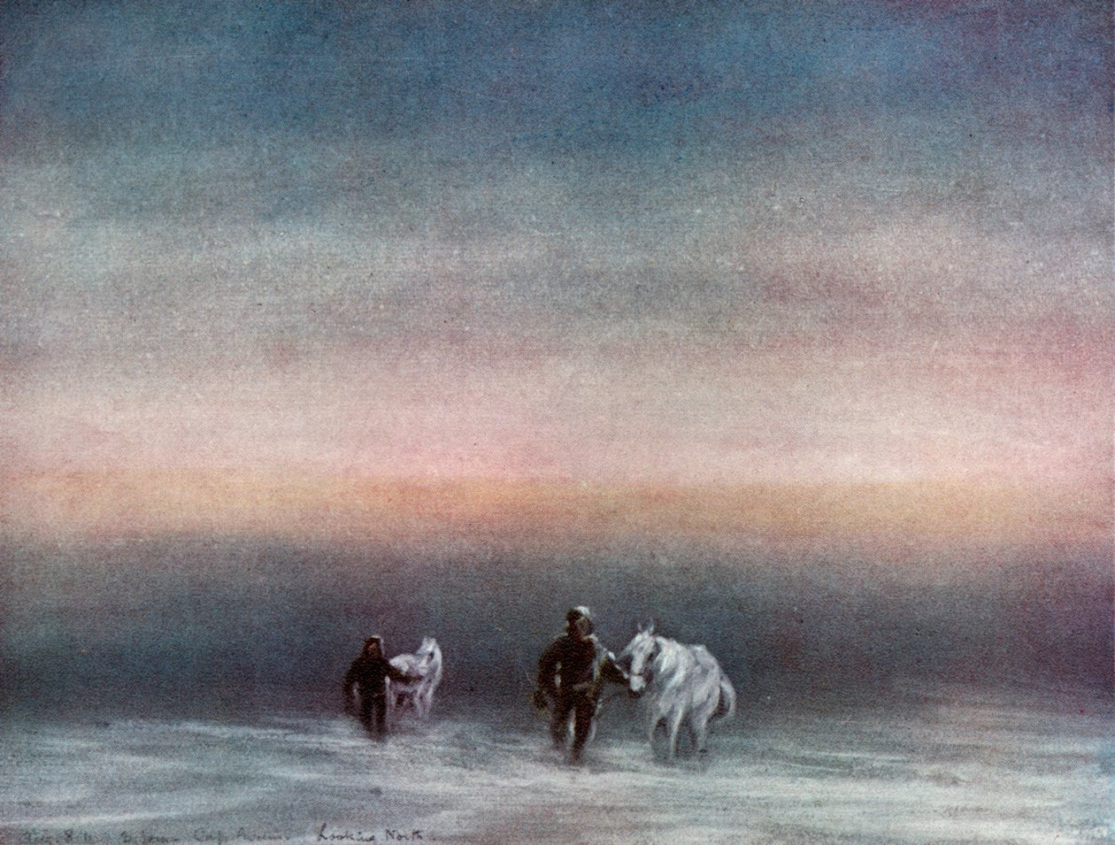 Ćwiczenia na kucykach, 1911, 1913. autorstwa Charles Edward Wilson