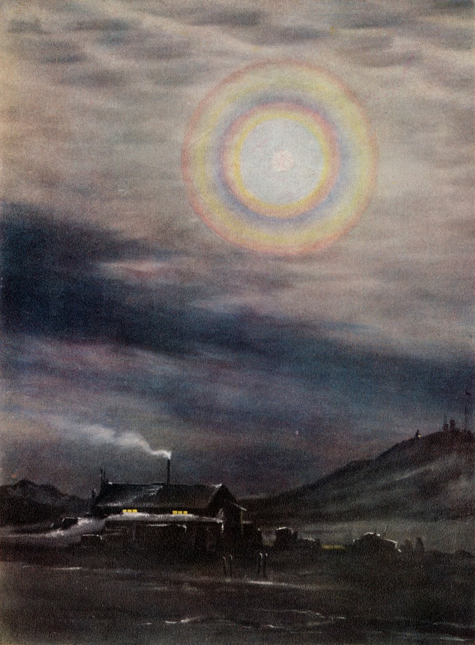Korona Księżycowa, 1911, 1913. autorstwa Charles Edward Wilson