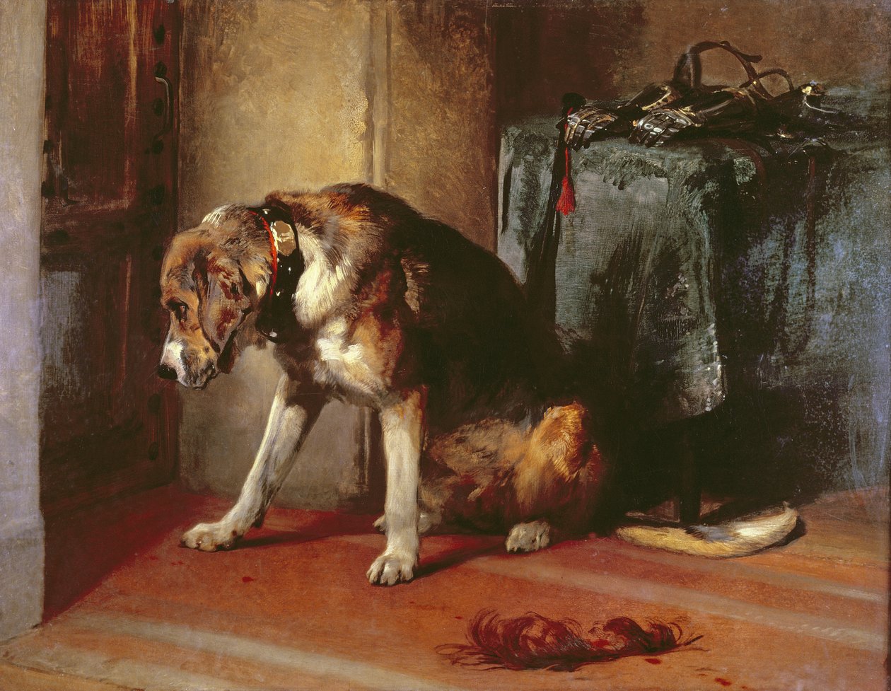 Suspens autorstwa Edwin Landseer