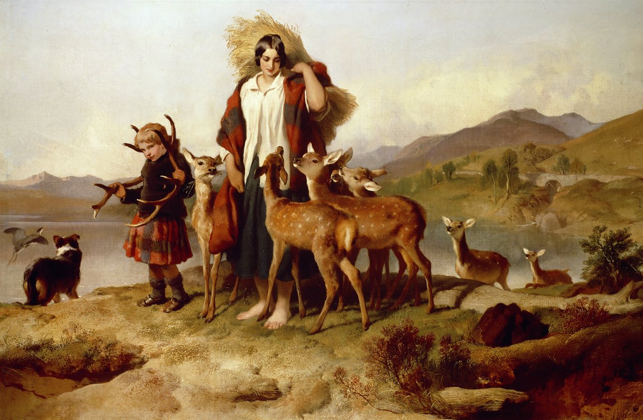 Rodzina Leśnika autorstwa Edwin Landseer