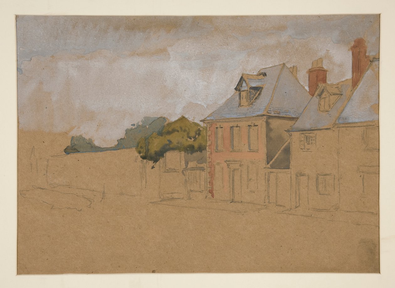 Studium architektoniczne autorstwa Edwin Austin Abbey