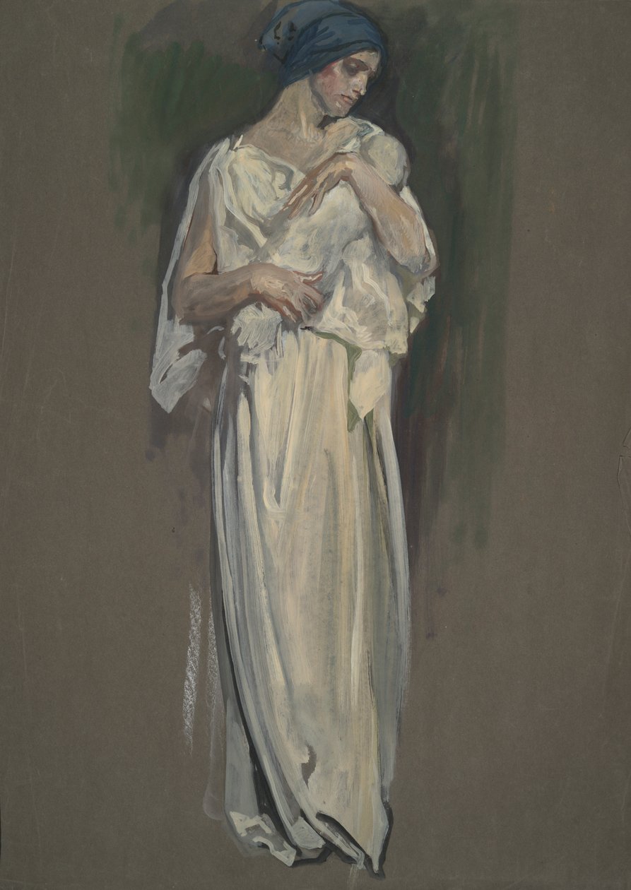 Wczesna nauka dla autorstwa Edwin Austin Abbey