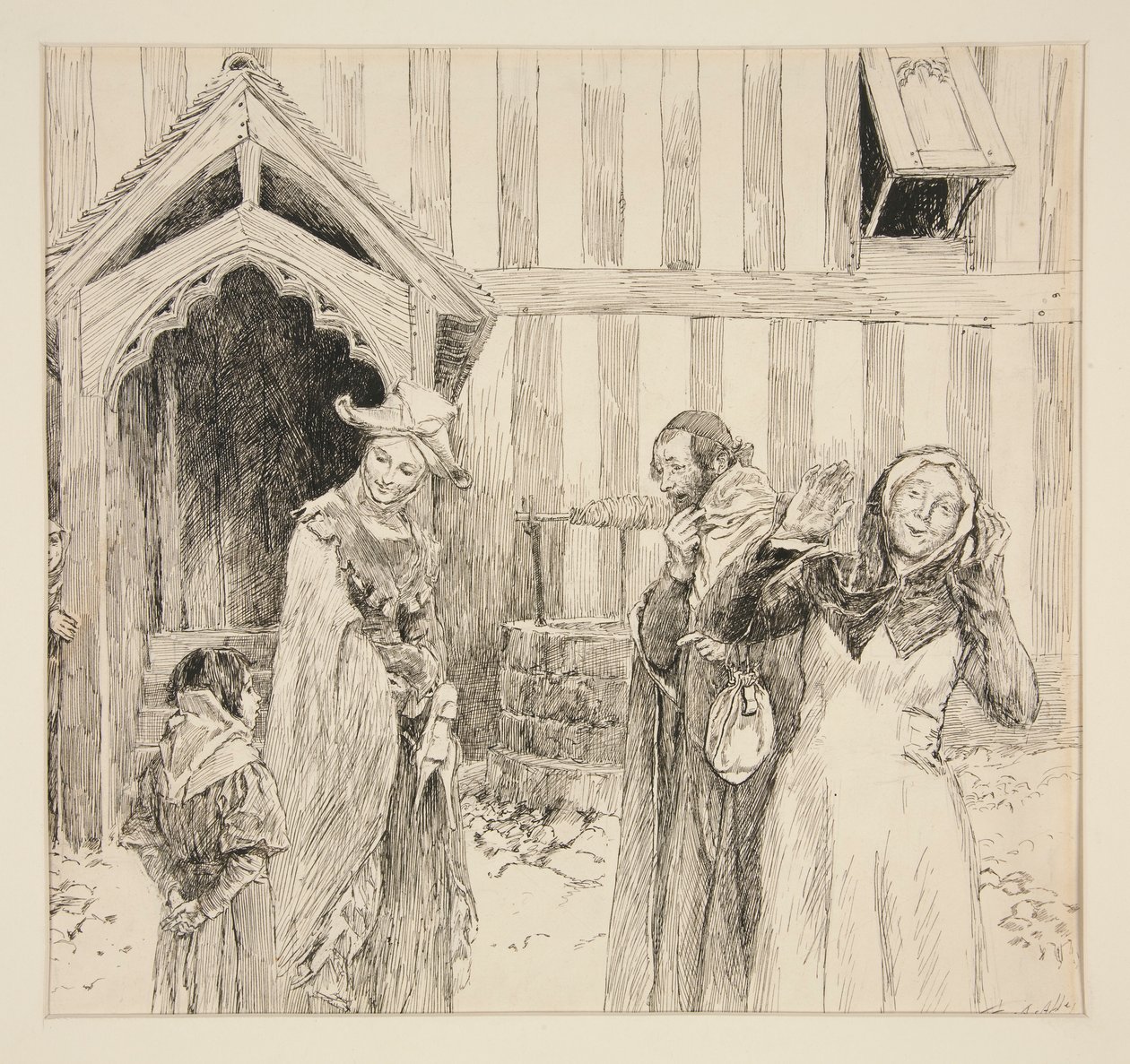 Evans: autorstwa Edwin Austin Abbey