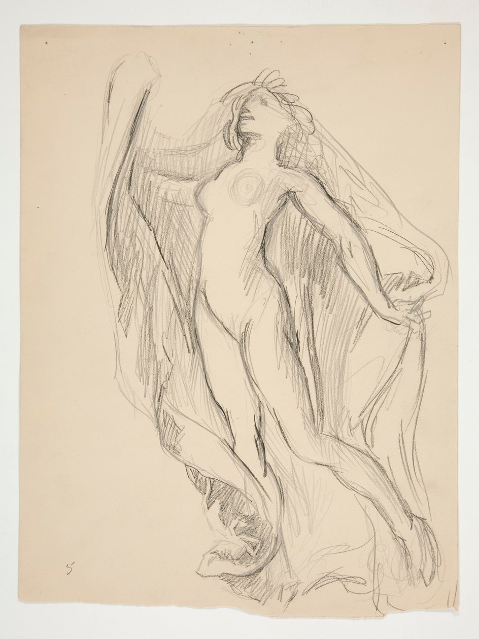 Studium postaci dla autorstwa Edwin Austin Abbey