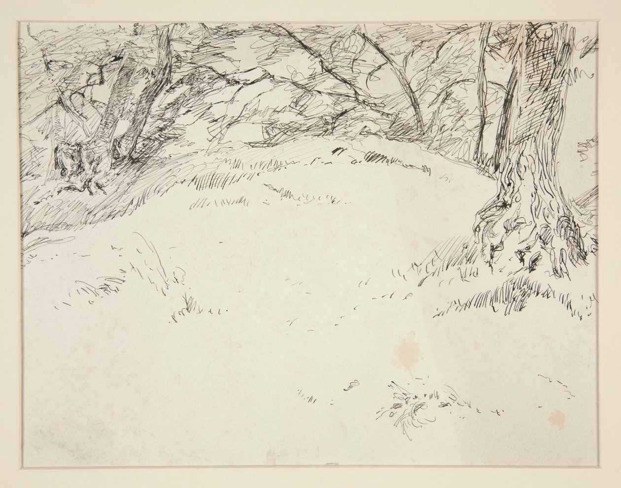 Scena leśna autorstwa Edwin Austin Abbey