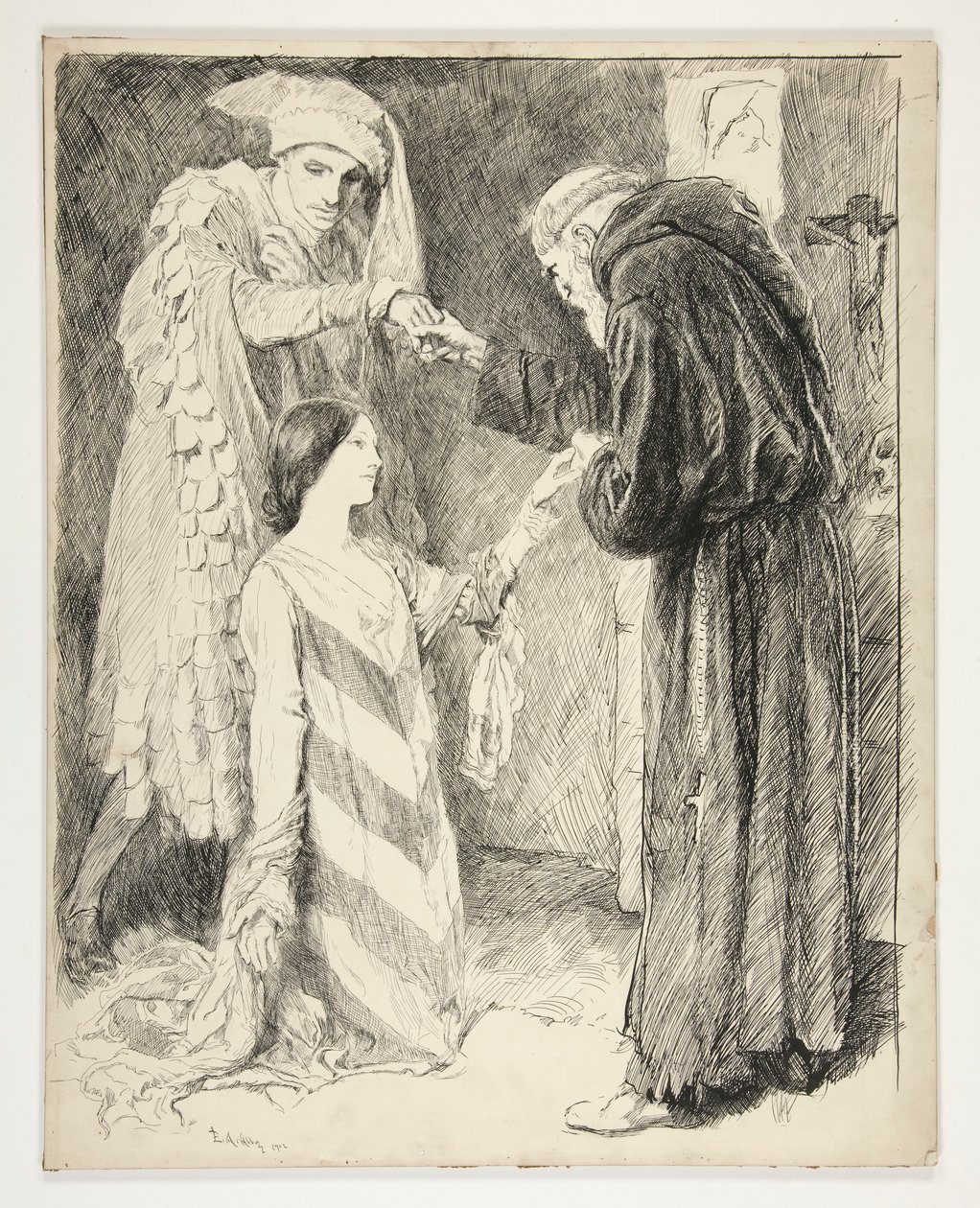 Brat Laurence: autorstwa Edwin Austin Abbey