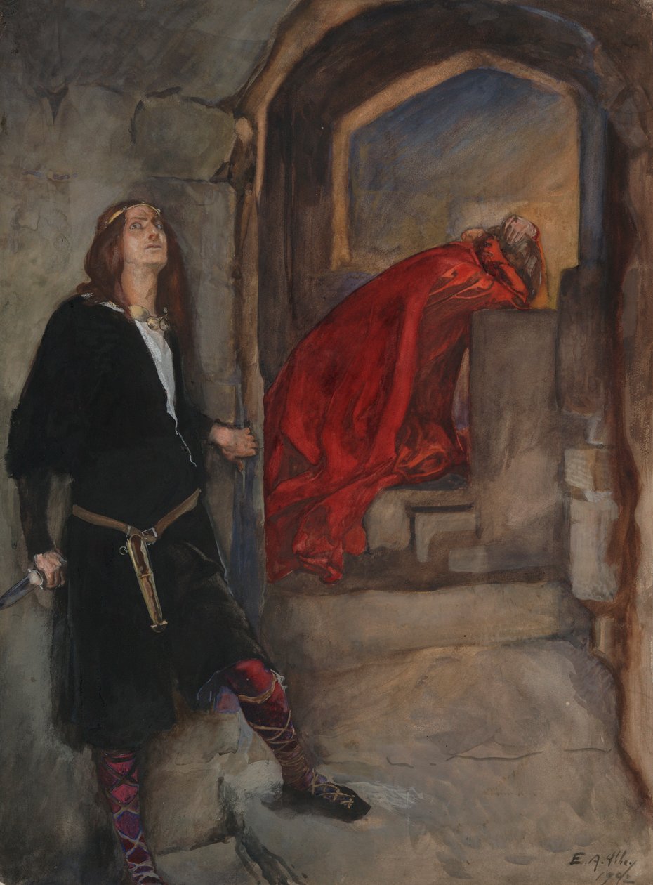 Mała wioska: autorstwa Edwin Austin Abbey