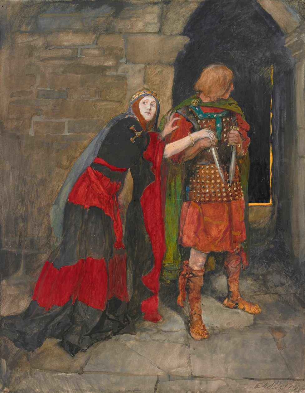 Lady Makbet: autorstwa Edwin Austin Abbey