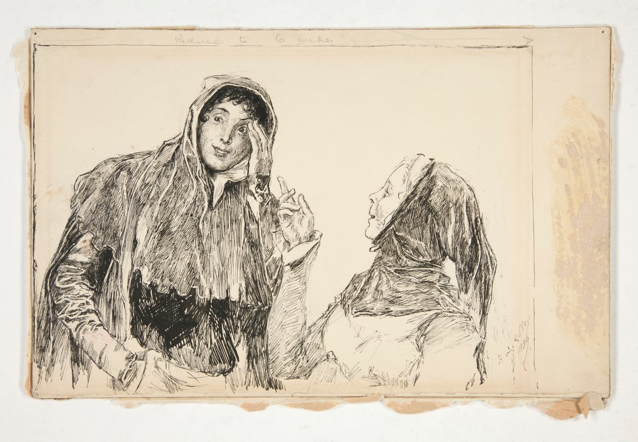 Pani szybko: autorstwa Edwin Austin Abbey