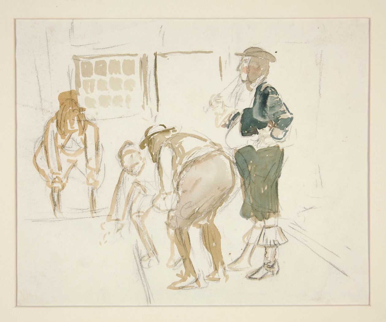 Prawdopodobne badanie dla autorstwa Edwin Austin Abbey