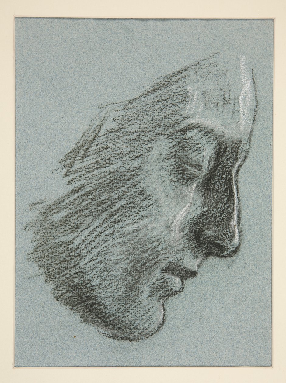 Profil młodej kobiety autorstwa Edwin Austin Abbey