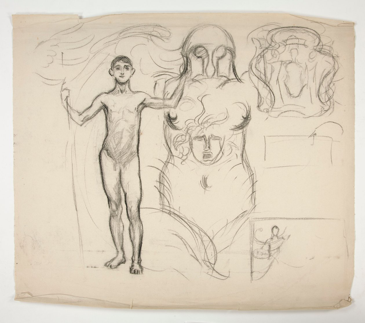 Arkusz szkiców autorstwa Edwin Austin Abbey