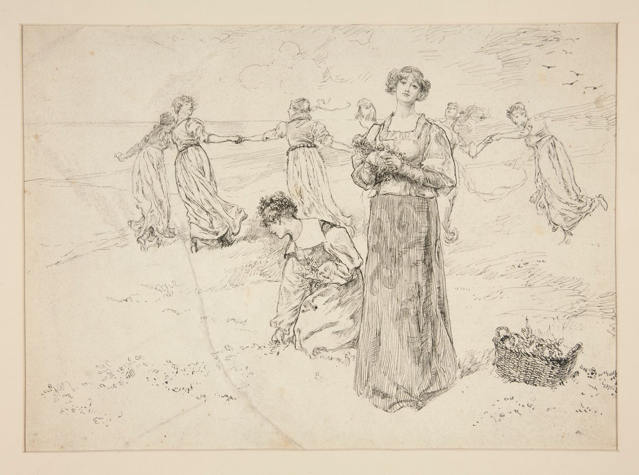 Szkic do autorstwa Edwin Austin Abbey