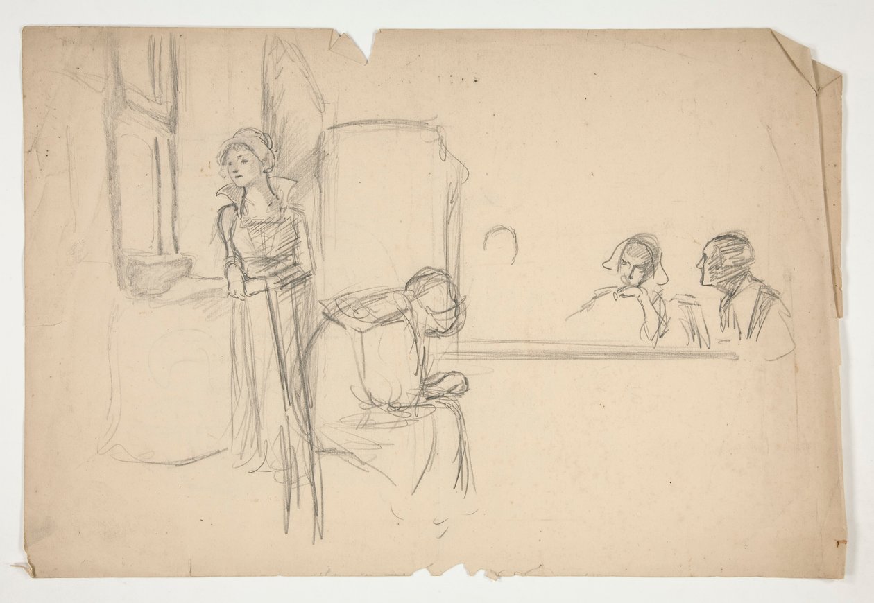 Uczyć się na autorstwa Edwin Austin Abbey